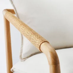 Ventura Upholstered Accent Chair With Wood Frame Natural - Threshold™ Designed With Studio McGee -Furniture Sale Store GUEST 98662dff f5db 4a4f 8dae a4b4967b85d1