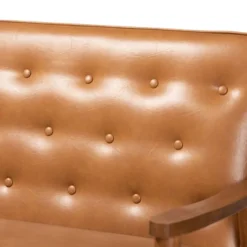 Sorrento Mid-Century Faux Leather Upholstered Wood Sofa Walnut/Brown - Baxton Studio 10 Sorrento Mid-Century Faux Leather Upholstered Wood Sofa Walnut/Brown - Baxton Studio -Furniture Sale Store GUEST 98773896 c10e 4aa4 85cd bb996fba66df