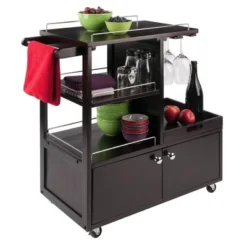Galen Entertainment Cart With Serving Tray Wood/Espresso - Winsome 16 Galen Entertainment Cart With Serving Tray Wood/Espresso - Winsome -Furniture Sale Store GUEST 98c6b50b dd27 4e5a 9f2a 621f974ba570