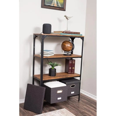 Internet's Best Collapsible File Box Storage Organizer With Lid - 1 Pack - Charcoal 3 Internet's Best Collapsible File Box Storage Organizer With Lid - 1 Pack - Charcoal - Image 3