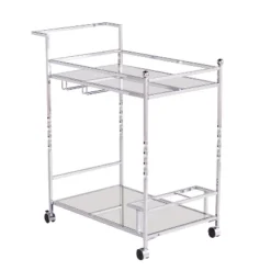 Iverson Metal Mirrored Bar Cart - Aiden Lane 17 Iverson Metal Mirrored Bar Cart - Aiden Lane -Furniture Sale Store GUEST 99dffe69 0207 4e59 933d 1d6a198b0780