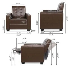Craigue Contemporary Tufted Faux Leather Pushback Recliner - Christopher Knight Home -Furniture Sale Store GUEST 9aa0e7d3 8c19 425e b01f d778ec1ad7a6