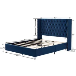 Button-Tufted Platform Bed With One Nightstand - ModernLuxe -Furniture Sale Store GUEST 9ab62317 2575 4255 bbd8 3e1b42a0825b