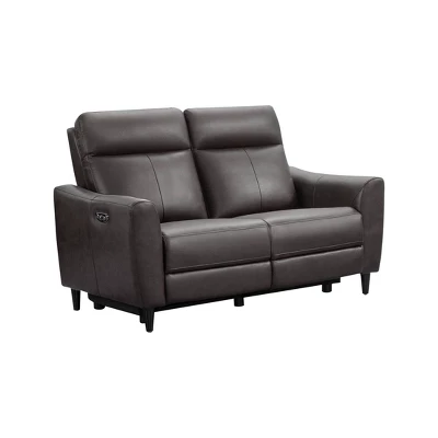 Tomasso Leather Power Reclining Loveseat With Power Headrest - Abbyson Living 5 Tomasso Leather Power Reclining Loveseat With Power Headrest - Abbyson Living - Image 5