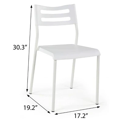 Plastic Desk Chair With Metal Frame - Humble Crew 4 Plastic Desk Chair With Metal Frame - Humble Crew - Image 4