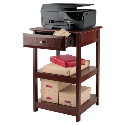30.71" Delta Printer Stand Walnut - Winsome 5 30.71" Delta Printer Stand Walnut - Winsome - Image 5