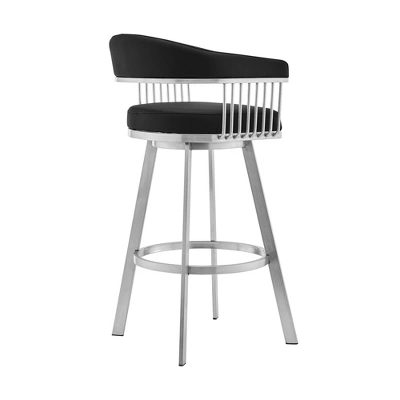 30" Bronson Barstool - Armen Living 2 30" Bronson Barstool - Armen Living - Image 2
