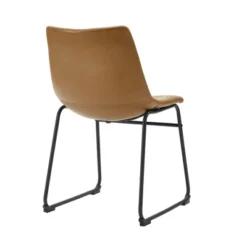 Set Of 2 Laslo Modern Upholstered Faux Leather Dining Chairs - Saracina Home -Furniture Sale Store GUEST 9c08c6e5 09f4 403a 844a a5fe7811db86