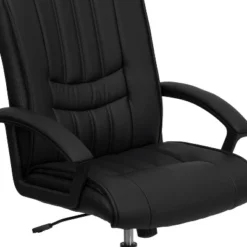 Flash Furniture Mid-Back Black LeatherSoft Swivel Manager's Office Chair With Arms -Furniture Sale Store GUEST 9c3724c4 bbbe 4e67 be7e 74c6241130dc