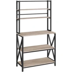 Yaheetech 5-Tier Kitchen Baker's Rack Utility Storage Shelf With 5 Shelves & Adjustable Feet -Furniture Sale Store GUEST 9ce8c636 08aa 4091 961c 120c98a14af8