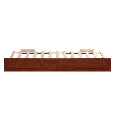 Twin XL Trundle Bed Walnut - AFI 2 Twin XL Trundle Bed Walnut - AFI - Image 2
