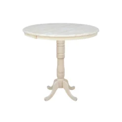 36" Round Extendable Table With 12" Drop Leaf Unfinished - International Concepts 17 36" Round Extendable Table With 12" Drop Leaf Unfinished - International Concepts -Furniture Sale Store GUEST 9e172ee8 3811 4e79 aee6 f01b2a82fa08