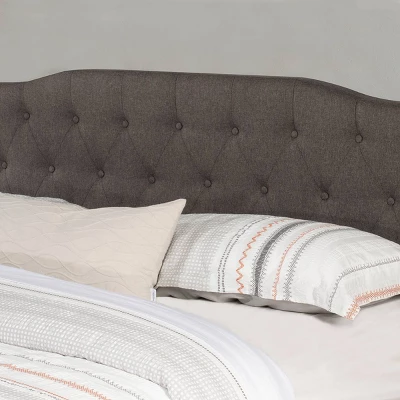 Nicole Upholstered Headboard Stone Fabric/Metal (Frame Not Included) - Hillsdale Furniture 3 Nicole Upholstered Headboard Stone Fabric/Metal (Frame Not Included) - Hillsdale Furniture - Image 3