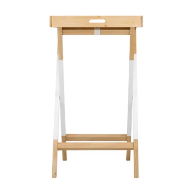 Remus Folding Tray Table Oak Brown/White - Universal Expert 4 Remus Folding Tray Table Oak Brown/White - Universal Expert - Image 4