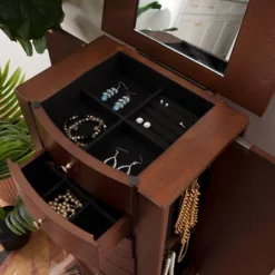 Francesca Jewelry Armoire Merlot Brown - Powell Company -Furniture Sale Store GUEST 9f9ed97f 57c4 4b6a 9334 db6c0dbb3f3a