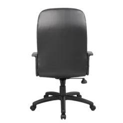 High Back Leatherplus Chair Black - Boss Office Products -Furniture Sale Store GUEST 9fd6b3e9 91a9 4495 b4ab 396a8befffde
