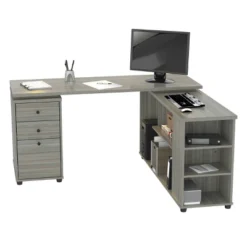 L Shaped Computer Workstation Gray - Inval 12 L Shaped Computer Workstation Gray - Inval -Furniture Sale Store GUEST a09eaf7a adb3 4e48 836d 7cf534cfdfab