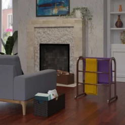 Eleanor Quilt Rack - Antique Walnut - Winsome -Furniture Sale Store GUEST a0e11417 7a92 41f3 826d 68c9b234d9a9