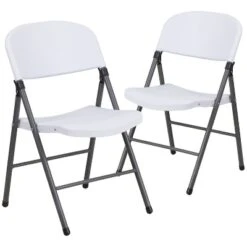 Flash Furniture 2 Pack HERCULES Series 330 Lb. Capacity Plastic Folding Chair With Charcoal Frame -Furniture Sale Store GUEST a0e6bd44 9630 406e 876a c46563db6ea1