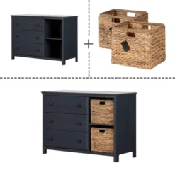 Cotton Candy 3 Drawer Dresser With Baskets - South Shore -Furniture Sale Store GUEST a17b6489 c794 4870 9323 d2e3507fc4f1