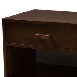Deirdre Modern And Contemporary Wood 1 Drawer Nightstand - Baxton Studio -Furniture Sale Store GUEST a2603b21 e374 4463 8561 b3dc39adaaa1