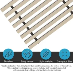 Continental Sleep, 0.75-Inch Standard Vertical Mattress Support Wooden Bunkie Board/Slats 10 Continental Sleep, 0.75-Inch Standard Vertical Mattress Support Wooden Bunkie Board/Slats -Furniture Sale Store GUEST a27b9f95 d8ea 4185 bcca 964c01526d1a