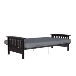 Full Brixen Wood Arm Metal Futon Frame With 6" Mattress - Room & Joy -Furniture Sale Store GUEST a3160ecb ad4a 4292 b3e9 efcef31e9584