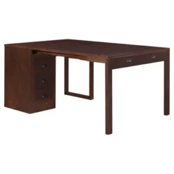 Expanding Desk With Ottoman And Converts To Table Expresso Brown - Stakmore -Furniture Sale Store GUEST a3bf404d 1e3e 4bc9 9a1b 5eb8f94dd7a4