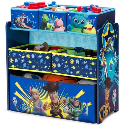 Disney Pixar Toy Story 4 Design And Store 6 Bin Toy Organizer - Delta Children 5 Disney Pixar Toy Story 4 Design And Store 6 Bin Toy Organizer - Delta Children - Image 5