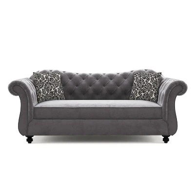 Brushwood Button Tufted Sofa - HOMES: Inside + Out 8 Brushwood Button Tufted Sofa - HOMES: Inside + Out - Image 8