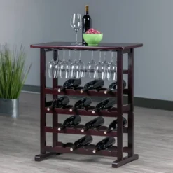 Vinny Wine Rack Espresso Dark Espresso - Winsome -Furniture Sale Store GUEST a501b493 25be 434f 94f1 19fd2389043f