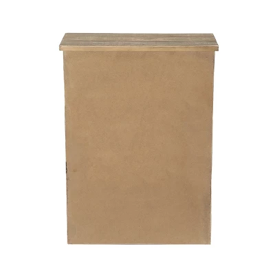 LuxenHome Rustic Wood Sliding Barn Door Storage Cabinet. 12 LuxenHome Rustic Wood Sliding Barn Door Storage Cabinet. - Image 12