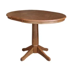 Lillian Round Top Pedestal Table With 12" Drop Leaf Distressed Oak - International Concepts 13 Lillian Round Top Pedestal Table With 12" Drop Leaf Distressed Oak - International Concepts -Furniture Sale Store GUEST a5ab318f 2de5 4961 a304 838ab7c10937