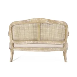 Saley French Country Wood And Cane Loveseat - Christopher Knight Home -Furniture Sale Store GUEST a6845b86 6d0e 42ed 84c3 6f83c8483008