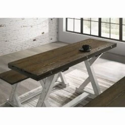 6pc Calton Farmhouse Dining Set With Bench Chestnut - HOMES: Inside + Out 8 6pc Calton Farmhouse Dining Set With Bench Chestnut - HOMES: Inside + Out -Furniture Sale Store GUEST a805a951 7eb8 46a0 8c7b 30c958a37ed4