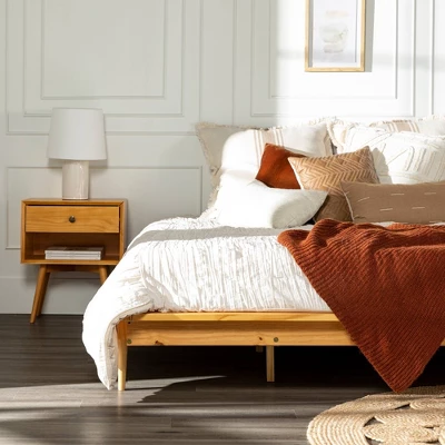 Boho Solid Wood King Platform Bed - Saracina Home 12 Boho Solid Wood King Platform Bed - Saracina Home - Image 12