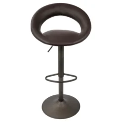 Set Of 2 Metro Barstool Brown With Antique Frame - Lumisource -Furniture Sale Store GUEST a8b517d7 35b8 4727 b2ef 135835117cac