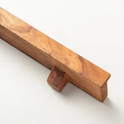 Wood Mantel Shelf Brown - Hearth & Hand™ With Magnolia 2 Wood Mantel Shelf Brown - Hearth & Hand™ With Magnolia - Image 2