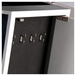 Melanie 7 Drawer Glam Jewelry Armoire Mirrored/Brushed - Aiden Lane -Furniture Sale Store GUEST a92f638c ff59 4fa0 940a 4108c6d61eb2