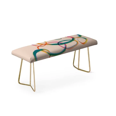 ThirtyOne Illustrations Love And Aberration Bench Pink - Deny Designs 1 ThirtyOne Illustrations Love And Aberration Bench Pink - Deny Designs