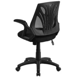 Flash Furniture Mid-Back Designer Black Mesh Swivel Task Office Chair With Open Arms -Furniture Sale Store GUEST aa6092cb 165b 4a0c ada1 eca220b2eebc