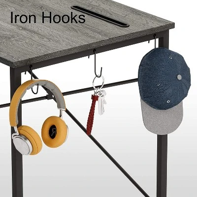 Bestier Computer Office Desk Workstation With Storage Bag 4 Bestier Computer Office Desk Workstation With Storage Bag - Image 4