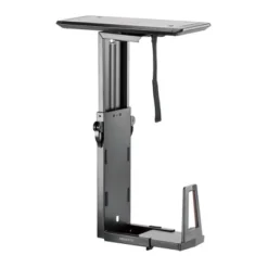 Mount-It! Heavy Duty Deluxe Under Desk Computer Mount | Height Adjustable CPU Holder With Sliding Tracks | 33 Lbs. Weight Capacity | Black -Furniture Sale Store GUEST ac07584b fe48 4988 85b4 31809bf08310