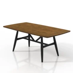 5pc Bernst Mid-Century Modern Dining Table Set Antique Oak/Black/Gray - MiBasics 13 5pc Bernst Mid-Century Modern Dining Table Set Antique Oak/Black/Gray - MiBasics -Furniture Sale Store GUEST ac13f131 69bf 4ed8 9fc1 a49e9863333b