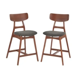 Set Of 2 24" Ron Counter Height Barstools Gray - Lifestorey -Furniture Sale Store GUEST ac833abf d336 49b8 9e2a 9cb70b38fe85