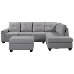108" Reversible L-Shape Sectional Sofa Couch With Storage Ottoman-ModernLuxe 15 108" Reversible L-Shape Sectional Sofa Couch With Storage Ottoman-ModernLuxe -Furniture Sale Store GUEST ad1c856a 1ef9 49cf 8a82 908837822cc2