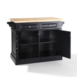 Oxford Butcher Block Kitchen Island Black - Crosley -Furniture Sale Store GUEST ada596c8 eec9 421c 9654 85fbbf0ca341
