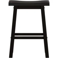Set Of 2 24" Watkins Saddle Seat Backless Counter Height Barstools - Inspire Q -Furniture Sale Store GUEST ae148f9f 9f2f 40d7 b39e 57f6963d283b