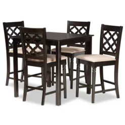 5pc Ramiro Wood Pub Set - Baxton Studio -Furniture Sale Store GUEST ae63b96d b748 4aef 873f 80d3b24924d6