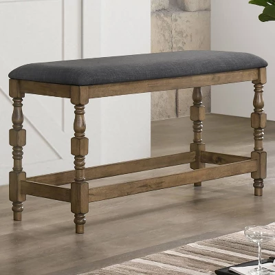 Bringe Upholstered Counter Height Bench - HOMES: Inside + Out 1 Bringe Upholstered Counter Height Bench - HOMES: Inside + Out